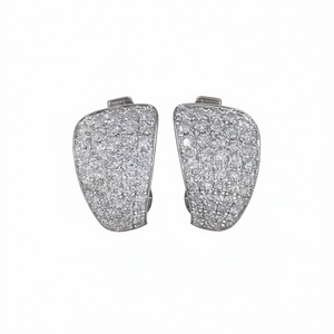 White Gold Diamond <b>Earrings</b> For Women Luxury Everyday Wear G Color Natural Diamonds <b>Stud</b> <b>Earrings</b> <b>Fine</b> Jewelry - Product Image 1