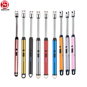 Encendedor Eléctrico de Metal Recargable, Resistente al Viento y al Agua, con Encendido por Arco, Ecológico, para Uso en Interiores y Exteriores - Product Image 1