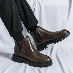 Nuovo Design di Stivali Casual da Uomo Eleganti e Confortevoli, Scarpe alla Moda per Gentiluomini - Product Image 6