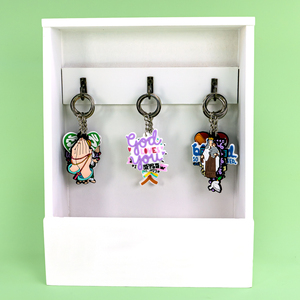 พวงกุญแจพีวีซี 2 มิติ ลายศาสนา จำนวนมาก ลายพระเยซู ไม้กางเขน พระคัมภีร์ ขายส่ง พวงกุญแจแบบกำหนดเอง สำหรับกระเป๋า รถยนต์ ของขวัญ - Product Image 4