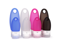 Ensemble de bouteilles de voyage en silicone de qualité alimentaire sans BPA, personnalisables, 98 ml, légères, réutilisables, multi-tailles, pour le camping, la randonnée, la plage