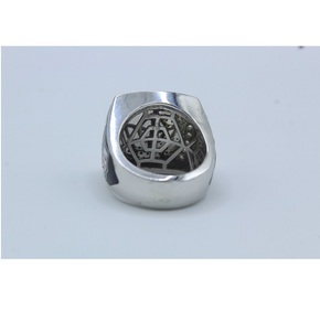 Anillo Cubano Doble de Plata 925 con Letra Personalizada, Moissanita VVS con Engaste de Garras, Joyería Fina Estilo Hip Hop, Lujo Personalizado - Product Image 2