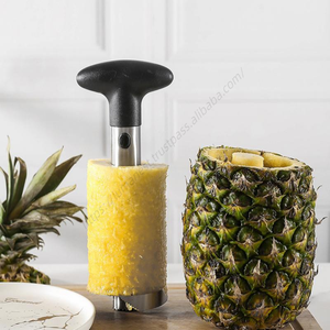 En gros LMK037 Éplucheur d'ananas manuel en acier inoxydable pour cuisine, couteau à éplucher, trancheuse, machine à couper, dénoyauteur - Product Image 2