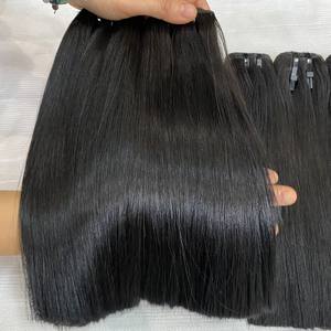 Extensiones de cabello humano virgen para mujer, postizo de cabello humano liso, sin costuras, Remy Genius, 2023 - Product Image 5