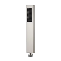 Ensemble de pommeau de douche à main moderne, coude réglable en forme d'arc, connecteur mural, jets en silicone anti-colmatage, avec douche élégante