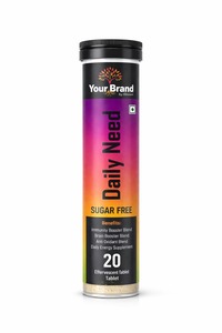 Tabletas Efervescentes Multivitamínicas OEM – Bienestar Diario, Apoyo Inmunitario y Antioxidante, Sin Azúcar (20 Tabletas) - Product Image 5