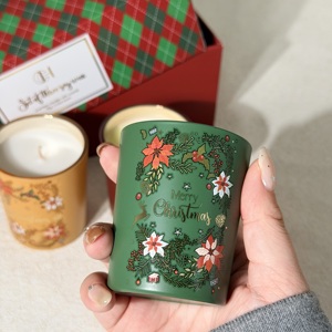 Juego de Velas Aromáticas de Cera de Soya Personalizables al por Mayor para Múltiples Ocasiones Navideñas, Velas Perfumadas Espirituales - Product Image 2