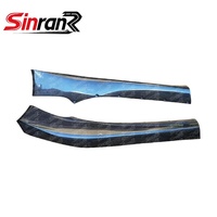 Faldones Laterales Estilo RB para RX7 FD FD3S 1992-2002, 2 Piezas, Fibra de Carbono FRP, Fibra de Vidrio, Pieza de Repuesto para Mejora de Carrocería Ancha Exterior