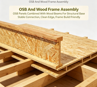 Panneau fini en panneaux de particules orientées (OSB) Dingtu DT01 18 mm pour meubles, usage extérieur, construction de bâtiments, enclos, garantie 3 ans