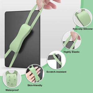 Correa de Silicona Elástica para Dedos con Logotipo Personalizado, Soporte para Teléfono Móvil, Soporte para Lectura de Kindle, Correa de Muñeca Ajustable - Product Image 3