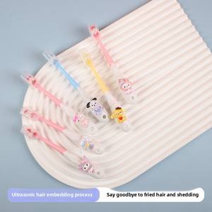 Cepillo de dientes con dibujos animados para niños, cerdas suaves de plástico para bebés de 3 a 12 años, cuidado de protección dental con cabezal pequeño ultrafino - Product Image 2