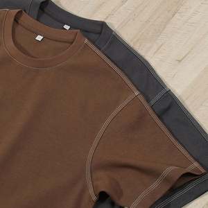 OEM personalizado Impresión digital 100% algodón de gran tamaño gota hombro manga corta secado rápido respetuoso con el medio ambiente camisetas para hombre - Product Image 3