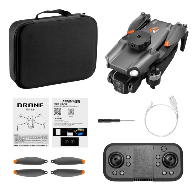 S119 Drone Mini Brushless Motor Obstacle Avoidance Optical Flow Foldable Mini Drones With Dual 4k Hd Cameras Outdoor Dron