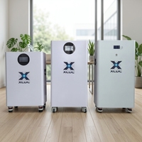 Batterie au lithium LiFePO4 empilable 10-20KWH avec BMS, protection IP65, système haute tension 48V AC pour stockage d'énergie solaire