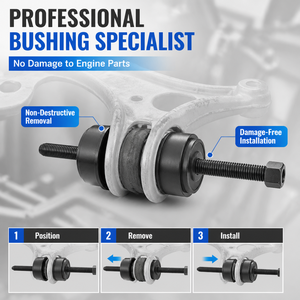 Herramienta de Extracción de Bujes de Brazo de Control Delantero para BMW <span class=keywords><strong>MINI</strong></span> <span class=keywords><strong>R50</strong></span> R53, Juego de Desmontaje de Asientos de Goma Tipo Trípode - Product Image 3
