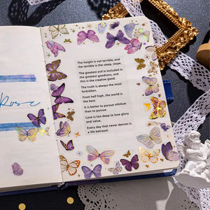 สติกเกอร์เครื่องสร้างแสงสีรุ้งลายผีเสื้อติดฟิล์มติดกระจกหน้าต่างแบบคงที่3<span class=keywords><strong>แผ่น</strong></span>สติกเกอร์สำหรับสัตว์เลี้ยง - Product Image 3