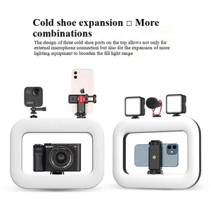 Anillo de Luz LED RGB YM200 Mejorado de 20W, Portátil, Recargable, Ajustable, para Transmisión en Vivo - Product Image 4