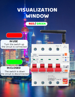 Disjoncteur différentiel intelligent RSH ZigBee avec télécommande sans fil mobile et alimentation à interrupteur d'air intelligent