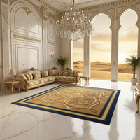 Tapis de mosquée sur mesure de haute qualité, tapis de palais royal en laine, tapis de luxe fait main de style persan pour la maison et les grandes propriétés