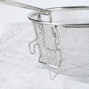 Panier de cuisson en acier inoxydable Wan Yitai, écumoire à nouilles, passoire, filtre à huile de cuisine, filet en maille 18, 20, 23 cm - Product Image 4