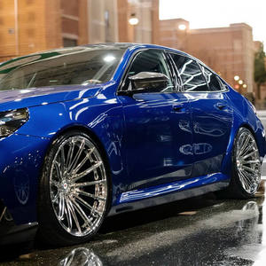 Jante forgée chromée concave profonde YRO 1 pièce en alliage 6061-T6, <span class=keywords><strong>17</strong></span> 18 19 20 21 22 23 24 <span class=keywords><strong>pouces</strong></span>, 5x120 5x112 5x114.3 pour <span class=keywords><strong>BMW</strong></span> Benz Audi - Product Image 4