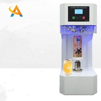 Machine de scellage de boîtes de table à vitesse rapide entièrement automatique en 2 secondes pour boissons
