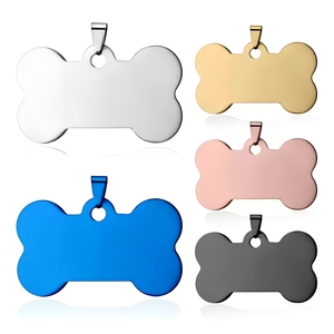 Placa <span class=keywords><strong>de</strong></span> Identificación Personalizada para Mascotas, Etiqueta <span class=keywords><strong>de</strong></span> Acero Inoxidable Grabada con Número Secuencial para Mascotas, Marca Shelter - Product Image 5