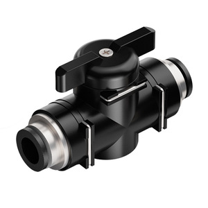 Válvula Manual Neumática HVFF4 6 8 10 12, Conexión Rápida, Válvula de Alivio de Presión para Sistemas de Control de Aire - Product Image 1