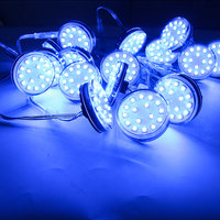 Lumière LED pixel haute luminosité 60 mm DC24V 16LED RGB UCS1903 GS8206 pour éclairage de parc d'attractions