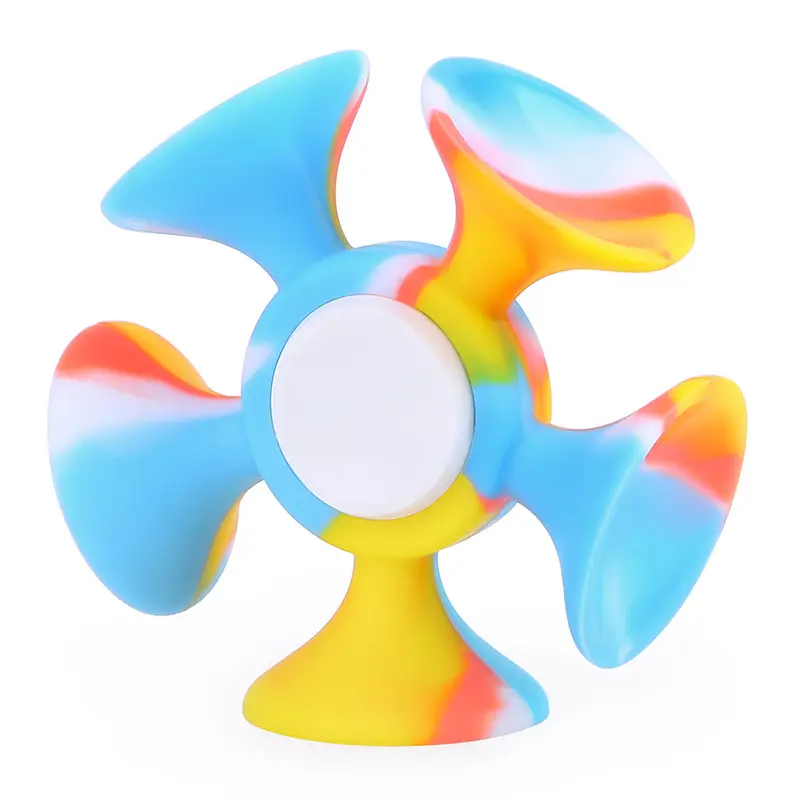 Suction Cup Dart Sucker Toys Soft Silicone Fidget Spinner Toy Stress Release Pop Darts Game Set Interactive Throwing Game