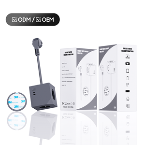 Cubo Magnético de Carga Rápida PD20W con Cable de Extensión, Múltiples Tomas de Corriente y USB - Product Image 2