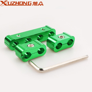 Separador de cables de bujía de aluminio Xuzhong 70mm x 14mm x 13mm para retén de cable de encendido - Product Image 2
