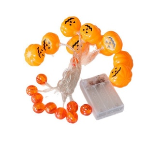 Battery Operated Ghost Pumpkin LED <b>String</b> Lights Halloween Garland for Festive Holiday Party Decorations - Product Image 4