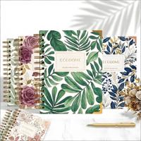 Agenda quotidien personnalisé non daté, inspirant, couverture rigide, spirale, avec couverture en papier, 80 feuilles