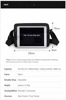 Sac bandoulière en nylon durable avec fermeture éclair, multi-poches, résistant à l'eau, portable, pour homme, idéal pour les voyages en extérieur, style messager tendance