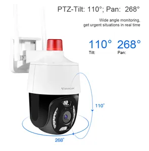 Telecamera IP per esterni Speed Dome WiFi da 3mp con telecamere di rete impermeabili PTZ a distanza IR 30m