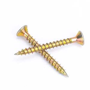 Bộ Vít Gỗ Mạ Kẽm Màu Vàng Mẫu Miễn Phí Vít Sàn Đầu Phẳng Torx <span class=keywords><strong>Star</strong></span> Drive Cho Gỗ - Product Image 5