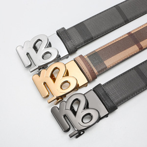 Ceinture décontractée respirante à boucle automatique en alliage vintage pour hommes pour les jeunes d'âge moyen Mode simple <span class=keywords><strong>Joker</strong></span> Design - Product Image 1