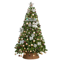 Schneebedeckter PE Künstlicher Weihnachtsbaum Feuerfest Umweltfreundliche Weihnachtsdekoration