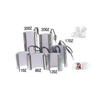Module de presse à chaud pour tasses et gobelets SCCFMM en acier pour sublimation, accessoire pour machine de presse à chaud, compatible avec les tasses de 8oz, 11oz, 20oz, 30oz et les gobelets isothermes.
