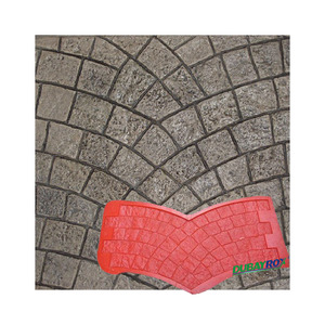 Moldes estampados de hormigón, abanico europeo, sellos asequibles de caucho y látex para hormigón - Product Image 4