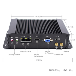 New 3 năm Bảo hành không quạt im lặng Mini PC N2920 IP65 cấp công nghiệp bao vây không thấm nước Máy chủ Linux US/EU/AU tương thích - Product Image 3