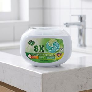 2026 4 in 1 50 Pcs Laundry <b>Detergent</b> Pods Powerful Clean Laundry <b>Detergent</b> Pods Month-Long Freshness Powerful Effective JIETI - Product Image 2