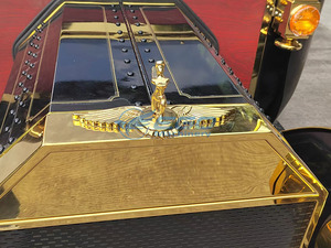 Voiture de tourisme vintage noire 8 places, design classique élégant, prix compétitif, approvisionnement direct auprès d'un fabricant chinois - Product Image 4