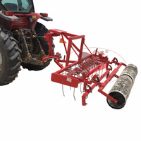 Niveleur d'arène pour chevaux d'origine de 2.2m, niveleur d'arène de dressage compatible avec VTT avec tringlerie à 3 points, machinerie agricole