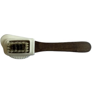 Ensemble de soins de bottes de neige 3 en 1 en bois personnalisé de qualité supérieure chaussures en cuir suédé <span class=keywords><strong>nubuck</strong></span> nettoyage doux TPR crêpe <span class=keywords><strong>brosse</strong></span> pour chaussures - Product Image 3