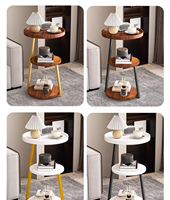 Style nordique minimaliste petite Table basse ménage étagères de rangement multicouches pour salon lumière canapé de luxe Table d'appoint
