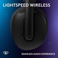 Casque de jeu sans fil Logitech G325 LIGHTSPEED, audio 24 bits, microphone à réduction de bruit AI, haut-parleur de 32 mm pour PC PlayStation Pro