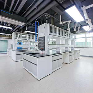 Mesa de Laboratorio <span class=keywords><strong>Experimental</strong></span> de Acero Inoxidable para Hospital, Escuela, Taller, con Superficie Fenólica, Tamaño Personalizable, Diseño Moderno - Product Image 6