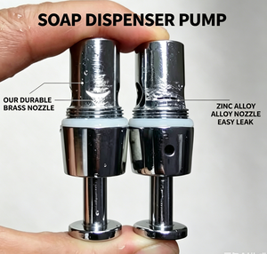 Dispensador de Jabón Líquido Manual de Acero Inoxidable de Alta Calidad <span class=keywords><strong>para</strong></span> Baño y Cocina, 500 ml, Diseño Moderno - Product Image 3